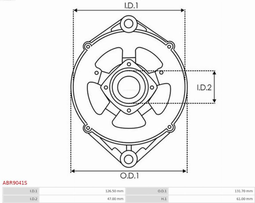 AS-PL ABR9041S - Kronšteins, ģeneratora piedziņas atloks www.autospares.lv