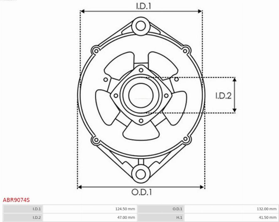 AS-PL ABR9074S - Kronšteins, ģeneratora piedziņas atloks www.autospares.lv