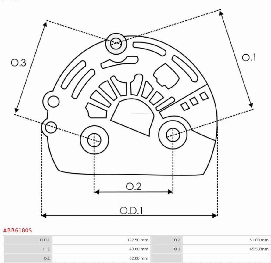 AS-PL ABR6180S - Drošības vāciņš, Ģenerators www.autospares.lv