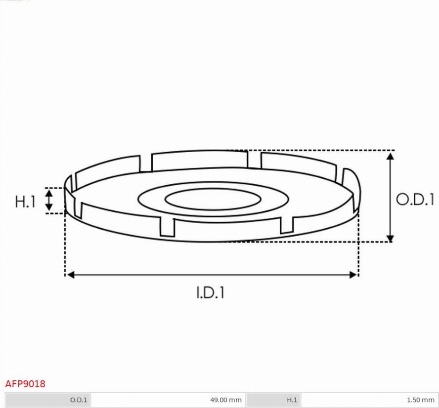 AS-PL AFP9018 - Piedziņas skriemelis, Ģenerators www.autospares.lv