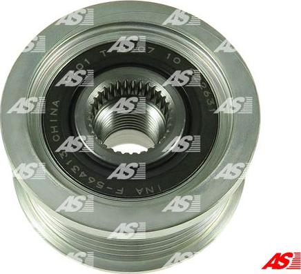 AS-PL AFP1007(INA) - Pulley, alternator, freewheel clutch www.autospares.lv