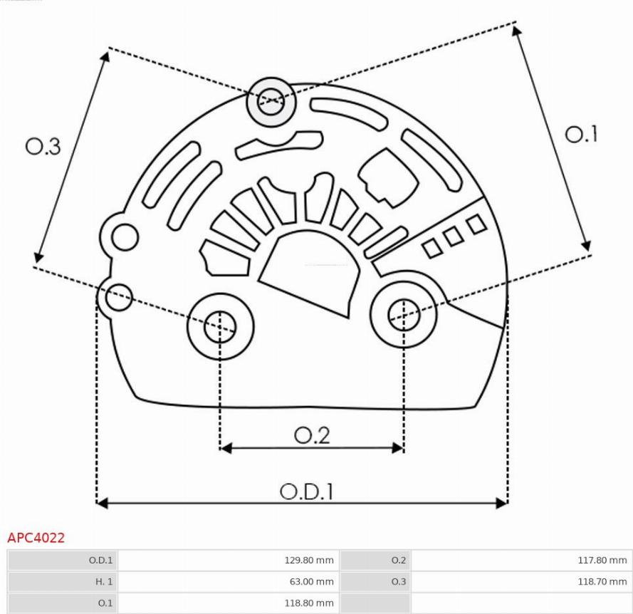 AS-PL APC4022 - Защитная крышка, генератор www.autospares.lv