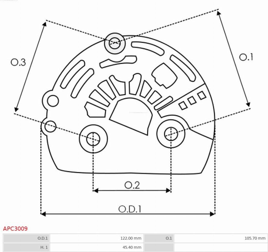 AS-PL APC3009 - Protective Cap, alternator www.autospares.lv