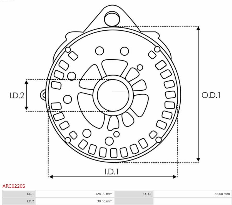 AS-PL ARC0220S - Kronšteins, ģeneratora piedziņas atloks www.autospares.lv