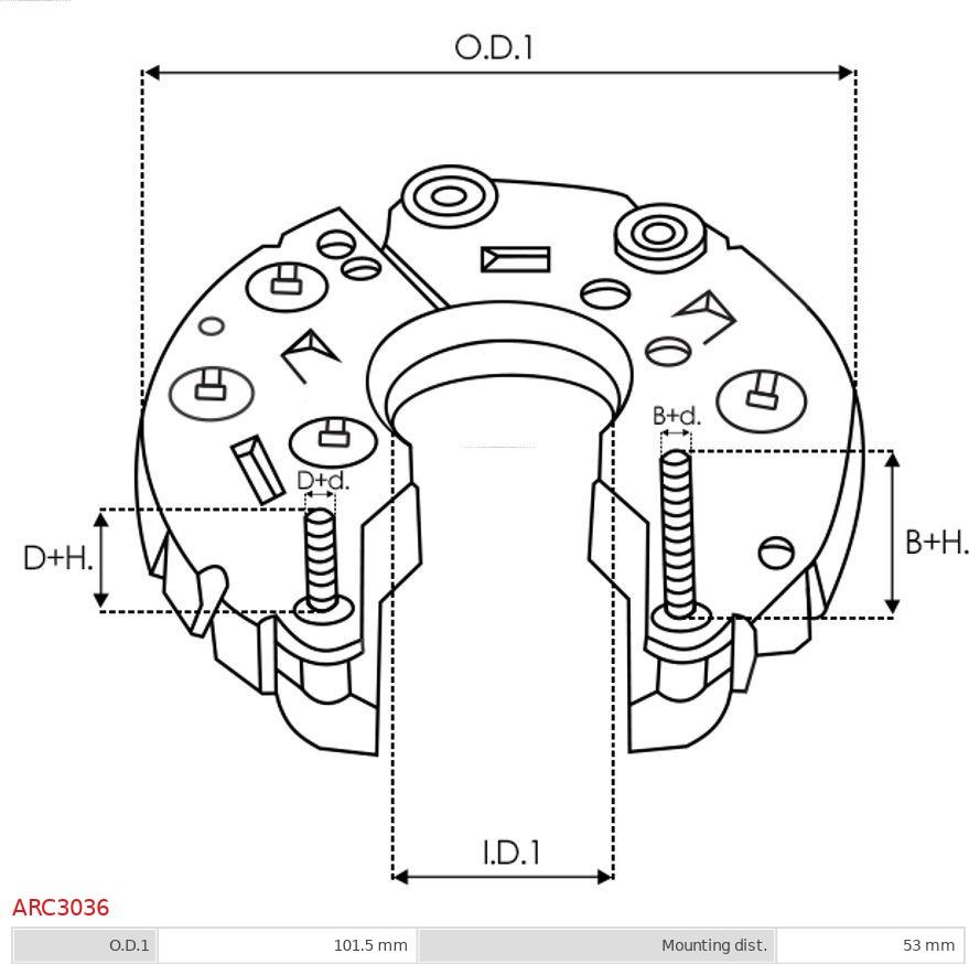 AS-PL ARC3036 - Taisngriezis, Ģenerators www.autospares.lv