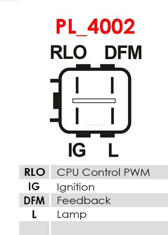 AS-PL ARE6068 - Ģeneratora sprieguma regulators autospares.lv