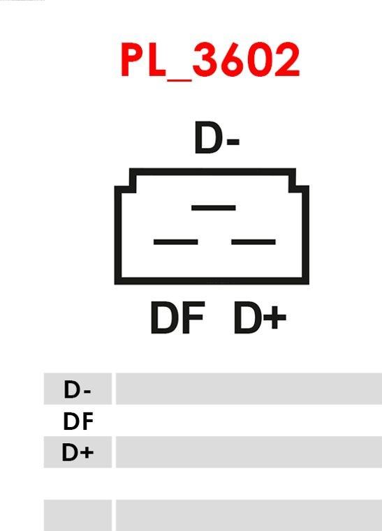 AS-PL ARE0232S - Voltage regulator, alternator www.autospares.lv