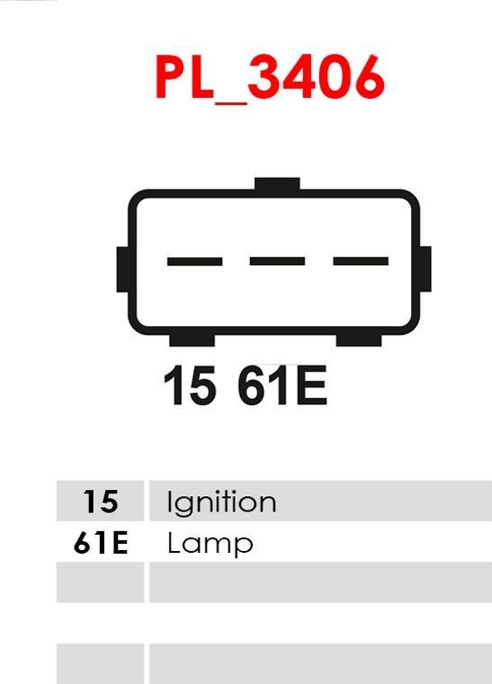 AS-PL ARE3023 - Voltage regulator, alternator www.autospares.lv