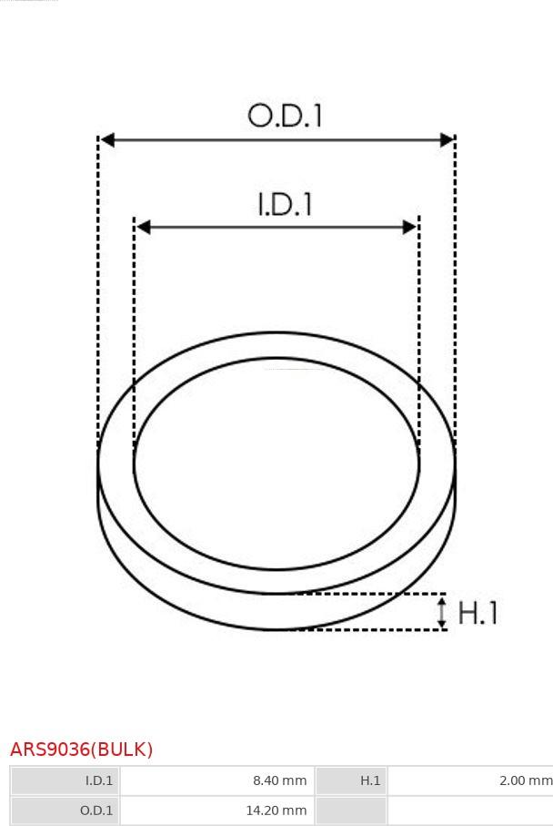 AS-PL ARS9036(BULK) - Remkomplekts, Ģenerators autospares.lv