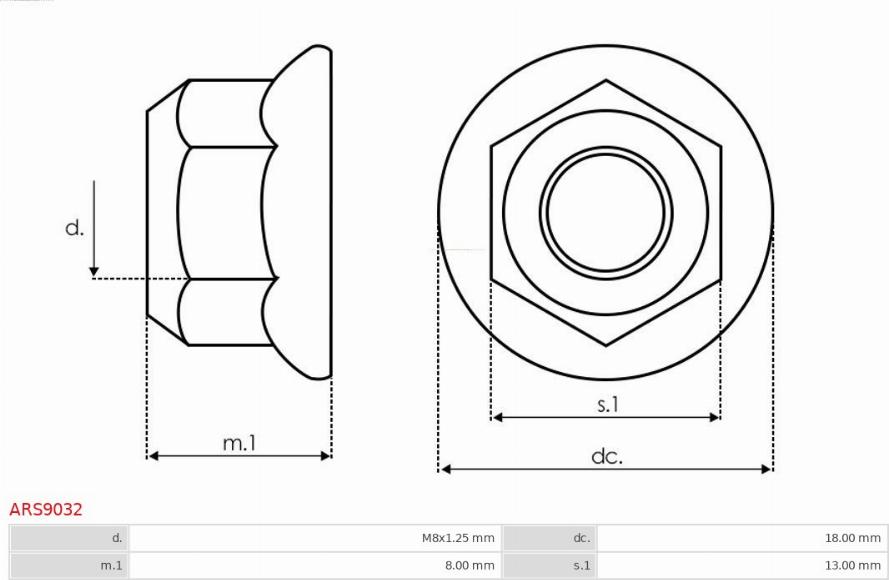 AS-PL ARS9032 - Remkomplekts, Ģenerators www.autospares.lv