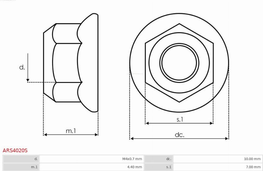 AS-PL ARS4020S - Remkomplekts, Ģenerators www.autospares.lv