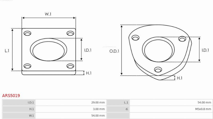 AS-PL ARS5019 - Remkomplekts, Ģenerators www.autospares.lv