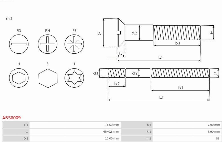 AS-PL ARS6009 - Remkomplekts, Ģenerators www.autospares.lv