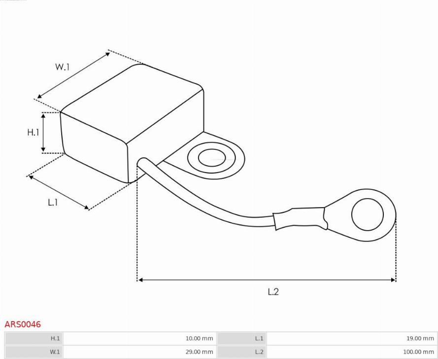 AS-PL ARS0046 - Ремкомплект, генератор www.autospares.lv