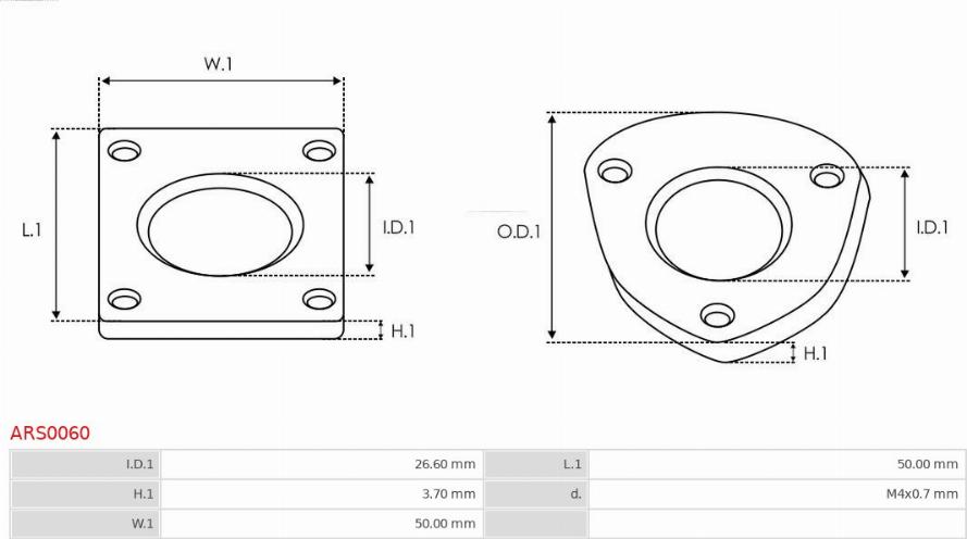 AS-PL ARS0060 - Remkomplekts, Ģenerators autospares.lv