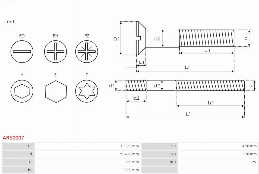 AS-PL ARS0007 - Ремкомплект, генератор www.autospares.lv