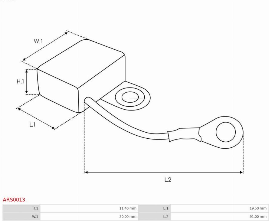 AS-PL ARS0013 - Remkomplekts, Ģenerators www.autospares.lv