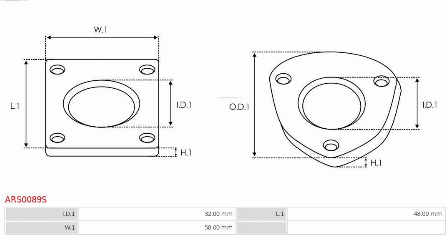 AS-PL ARS0089S - Remkomplekts, Ģenerators www.autospares.lv