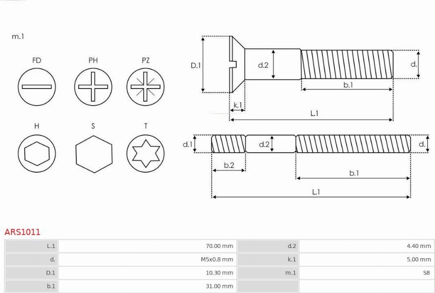 AS-PL ARS1011 - Repair Kit, alternator www.autospares.lv