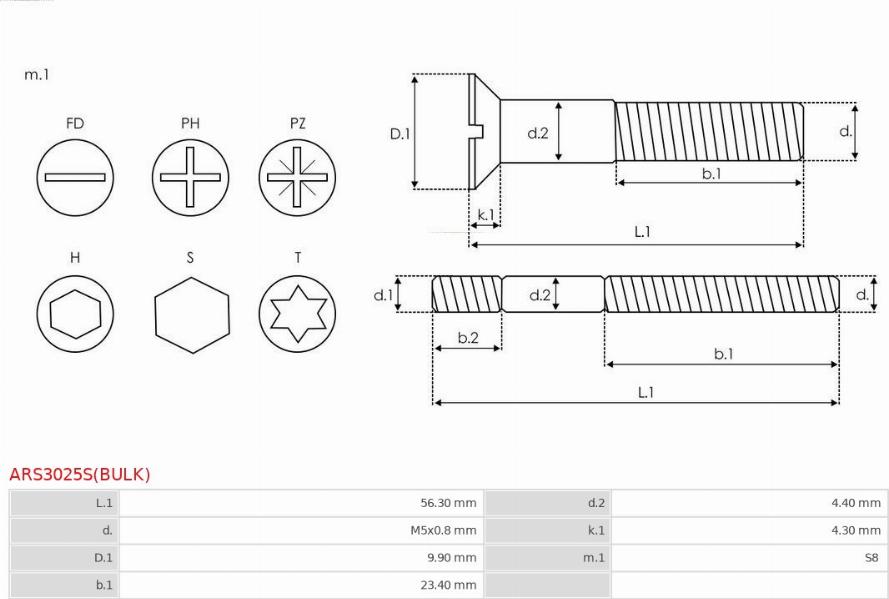 AS-PL ARS3025S(BULK) - Ремкомплект, генератор www.autospares.lv