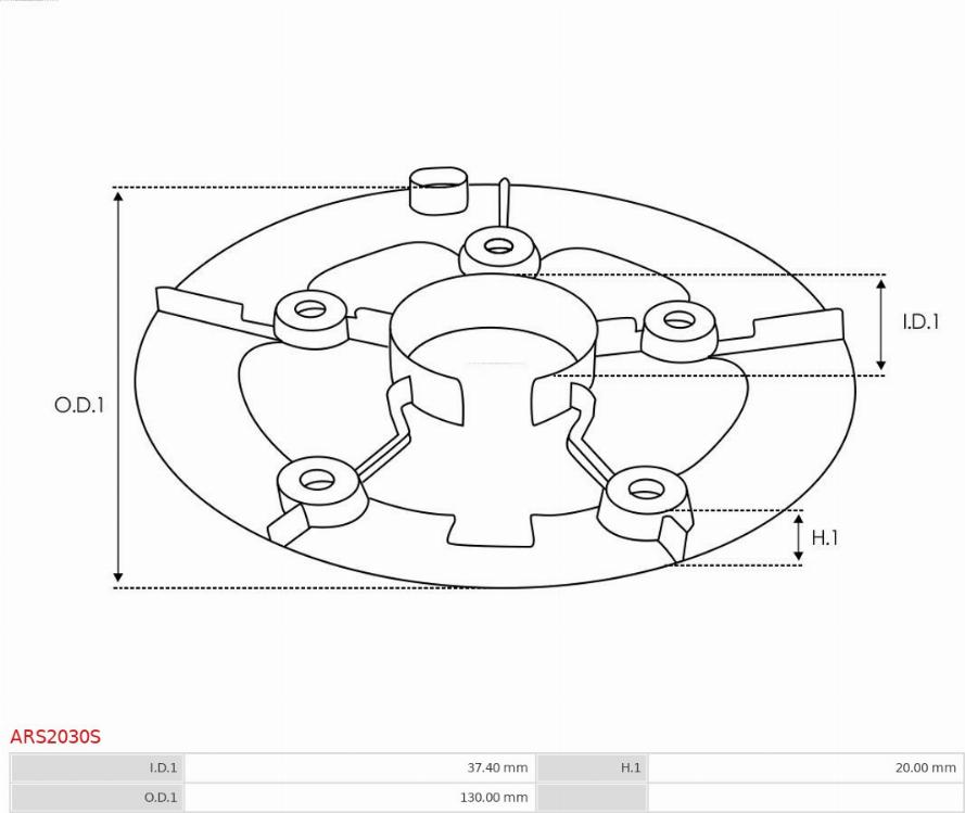 AS-PL ARS2030S - Remkomplekts, Ģenerators www.autospares.lv