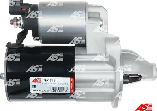 AS-PL S9378S - Starteris www.autospares.lv