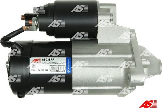 AS-PL S5035PR - Starter www.autospares.lv