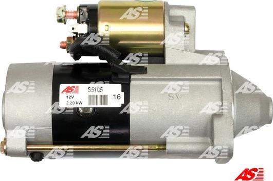 AS-PL S5105 - Стартер www.autospares.lv