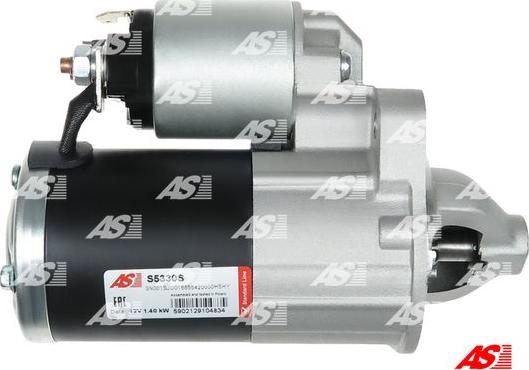 AS-PL S5330S - Starteris www.autospares.lv