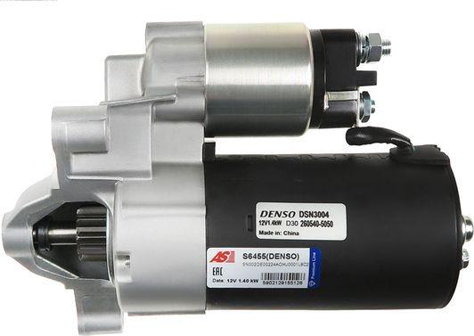 AS-PL S6455(DENSO) - Starteris autospares.lv