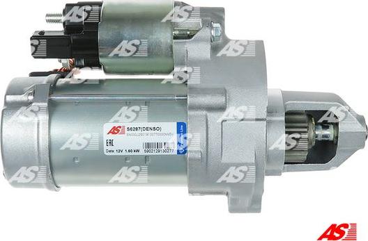 AS-PL S6287(DENSO) - Starteris www.autospares.lv