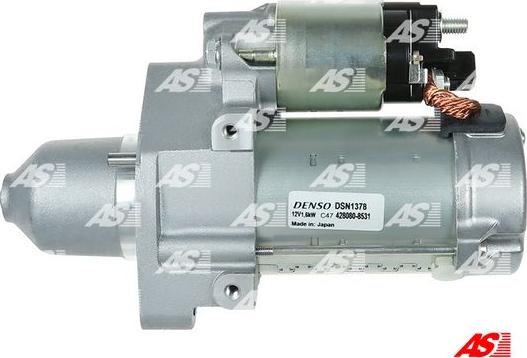 AS-PL S6287(DENSO) - Starteris www.autospares.lv