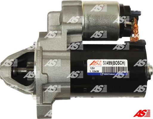 AS-PL S0499(BOSCH) - Starteris www.autospares.lv