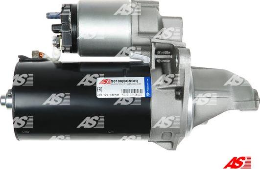 AS-PL S0106(BOSCH) - Starter www.autospares.lv