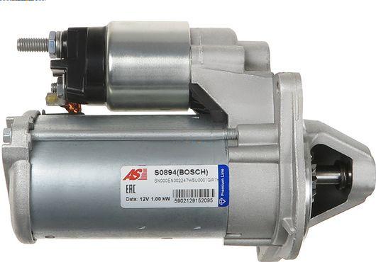 AS-PL S0894(BOSCH) - Starteris www.autospares.lv