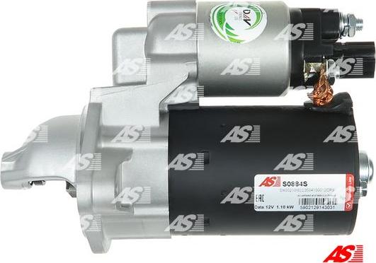 AS-PL S0884S - Starteris www.autospares.lv