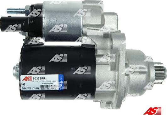 AS-PL S0375PR - Starteris www.autospares.lv