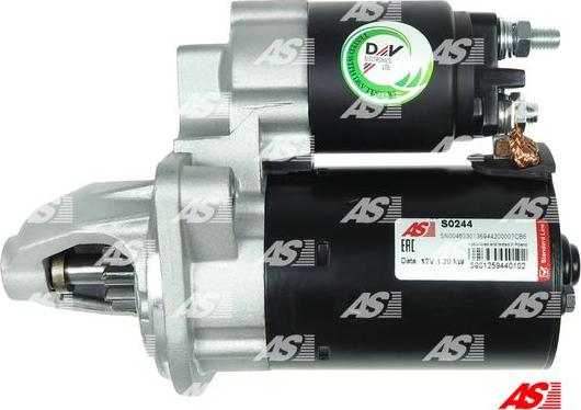 AS-PL S0244 - Starter www.autospares.lv