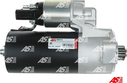 AS-PL S0213 - Starter www.autospares.lv