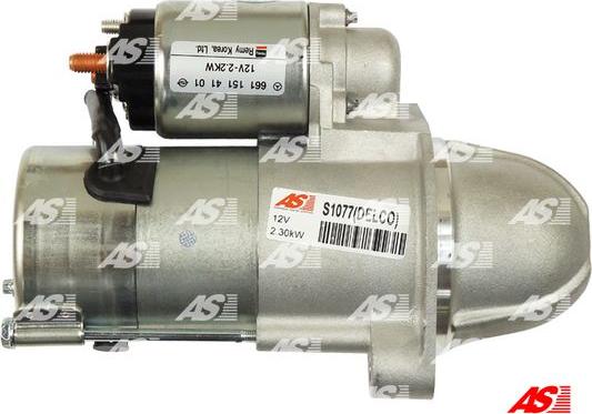 AS-PL S1077(DELCO) - Starteris www.autospares.lv