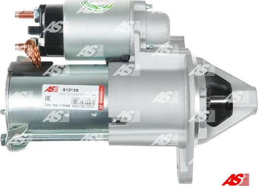 AS-PL S1213S - Starteris www.autospares.lv