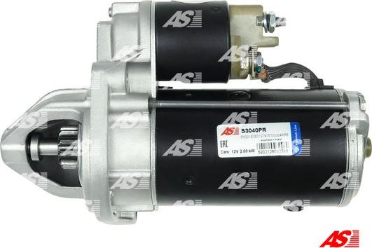 AS-PL S3040PR - Starteris www.autospares.lv