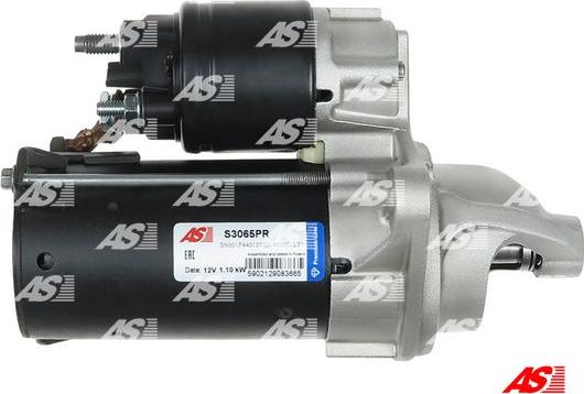 AS-PL S3065PR - Starteris www.autospares.lv