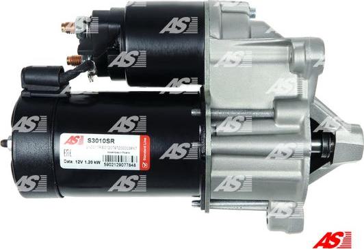 AS-PL S3010SR - Стартер www.autospares.lv