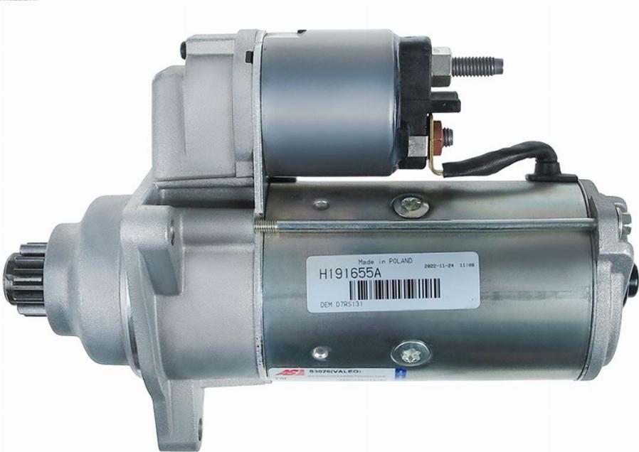 AS-PL S3026(VALEO) - Starteris www.autospares.lv