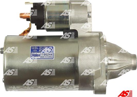 AS-PL S3135(VALEO) - Starteris www.autospares.lv