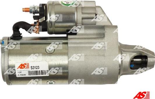 AS-PL S3123 - Starteris www.autospares.lv