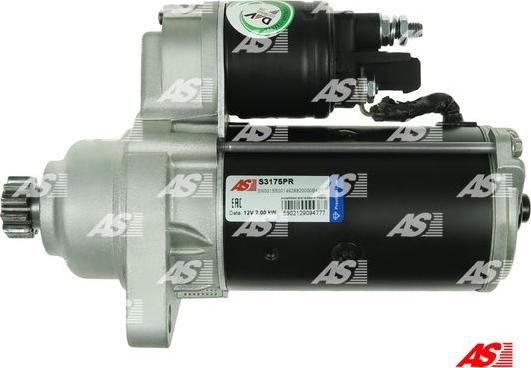 AS-PL S3175PR - Starteris www.autospares.lv