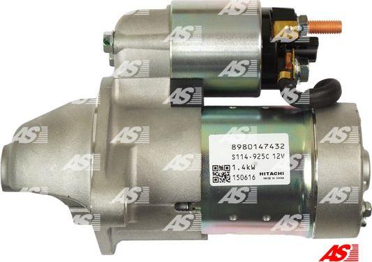 AS-PL S2001(HITACHI) - Starteris www.autospares.lv