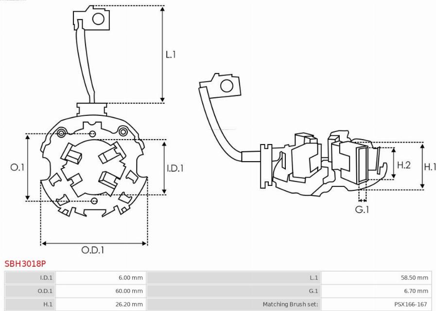 AS-PL SBH3018P - Крышка стартера, карбюратор www.autospares.lv